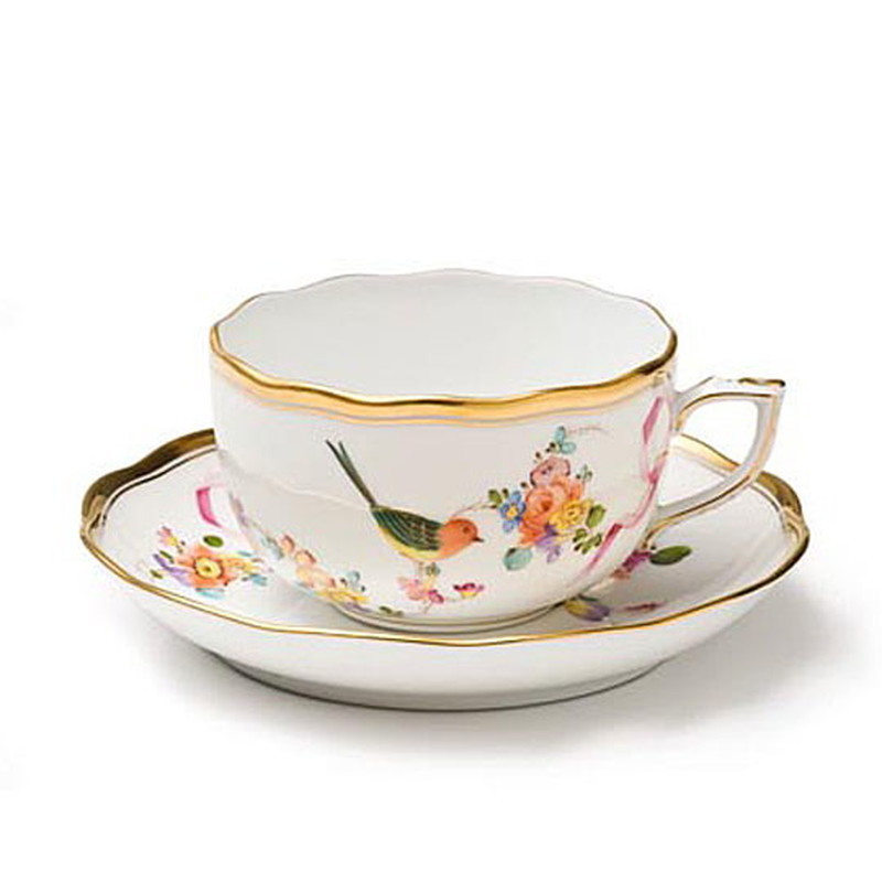 ヘレンド Herend JM 地中海の庭 ティーカップ＆ソーサー 20724【25％OFF SALE】