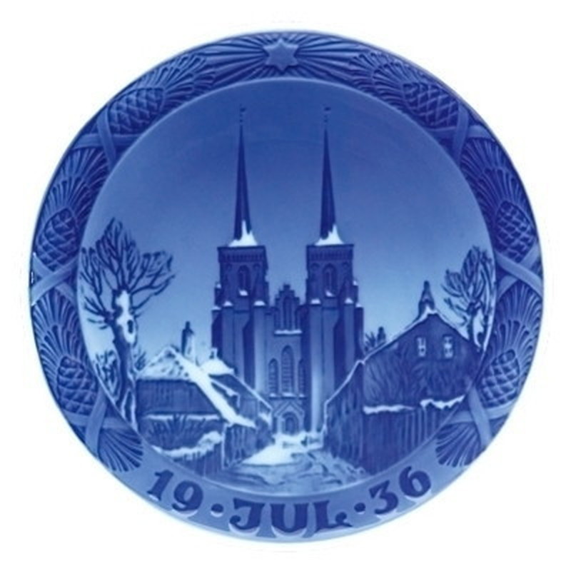 ロイヤルコペンハーゲン ROYAL_COPENHAGEN イヤーズプレート 1936年【中古】