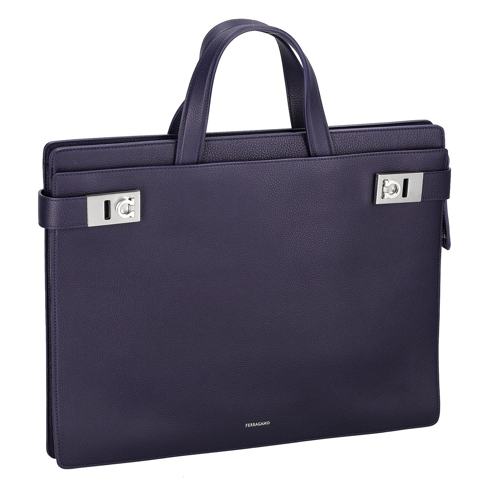 フェラガモ FERRAGAMO 241258 CALF/MIDNIGHT ビジネスバッグ
