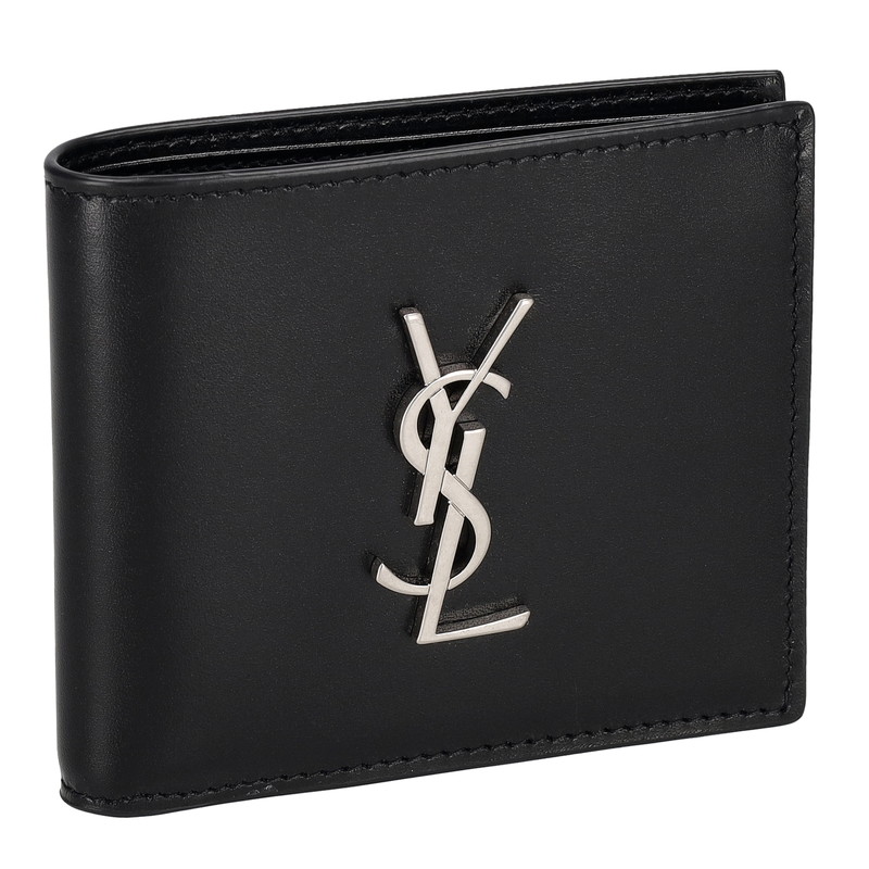 【タイムセール特別価格】イウ゛・サンローラン SAINT LAURENT 463249-0SX0E/1000 二つ折り財布 送料無料
